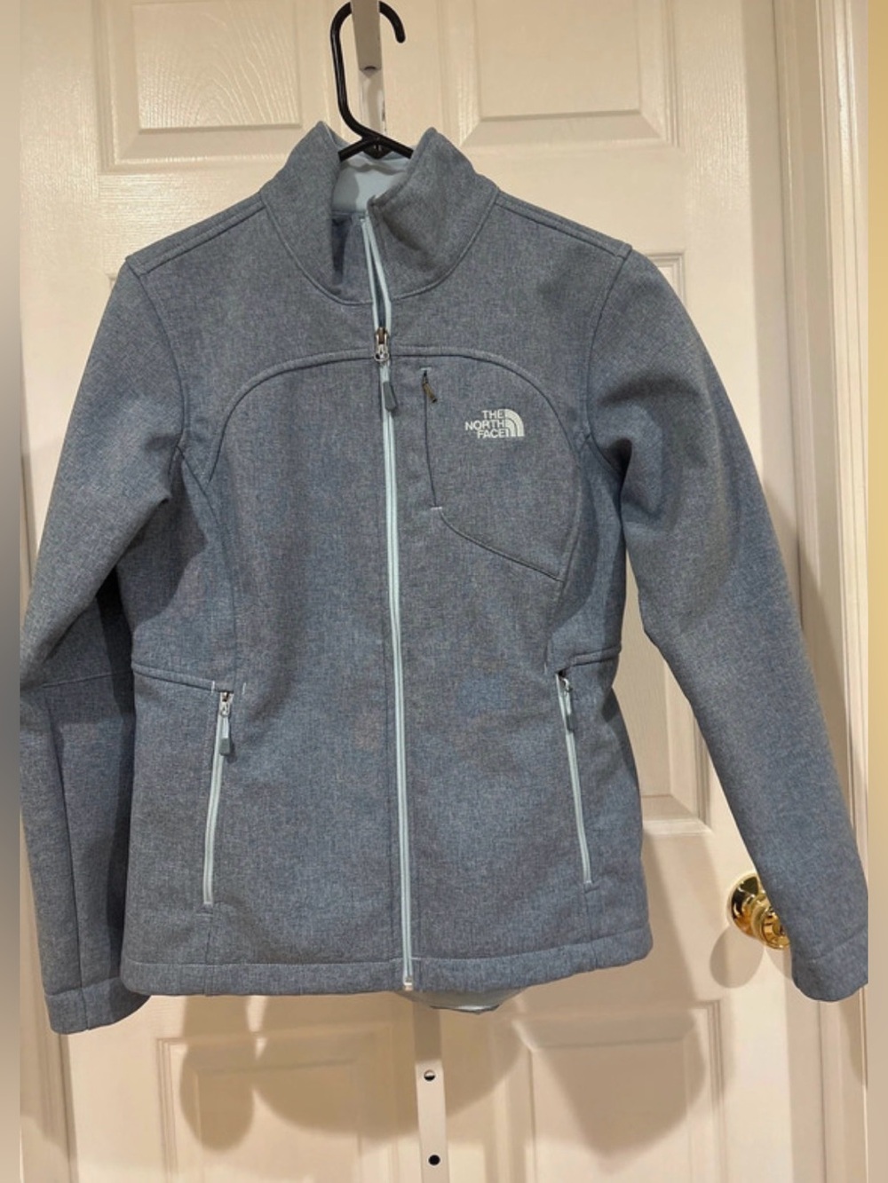Women’s Northface light denim blue jacket medium